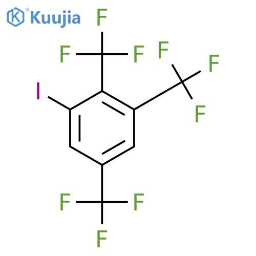 Benzene, 1-iodo-2,3,5-tris(trifluoromethyl)- structure