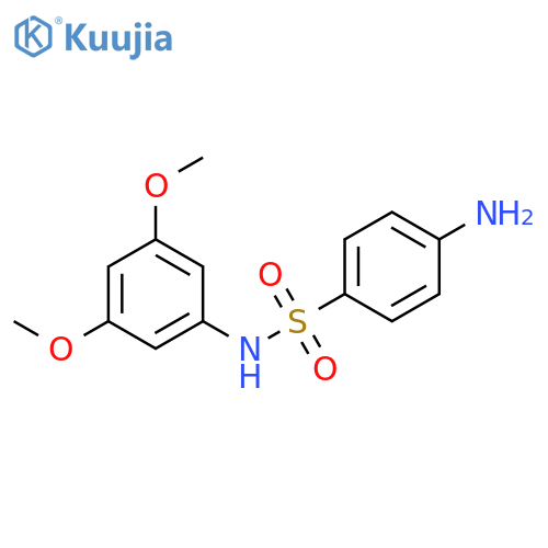 4-Amino-N-(3,5-dimethoxyphenyl)benzene-1-sulfonamide structure