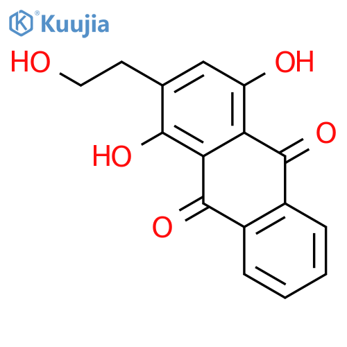9,10-Anthracenedione, 1,4-dihydroxy-2-(2-hydroxyethyl)- structure