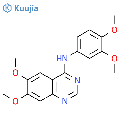 N-(3,4-Dimethoxyphenyl)-6,7-dimethoxyquinazolin-4-amine structure