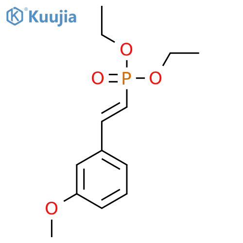 Phosphonic acid, [(1E)-2-(3-methoxyphenyl)ethenyl]-, diethyl ester structure