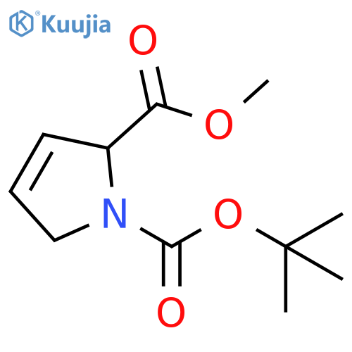 1-tert-Butyl 2-Methyl-2,5-dihydro-1H-pyrrole-1,2-dicarboxylate structure