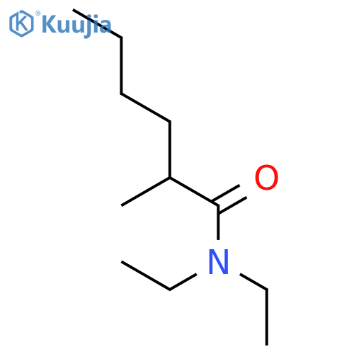 Hexanamide, N,N-diethyl-2-methyl- structure