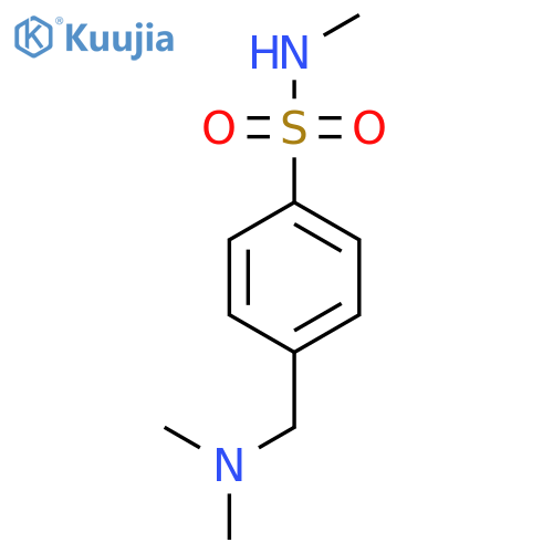 4-(dimethylamino)methyl-N-methylbenzene-1-sulfonamide structure