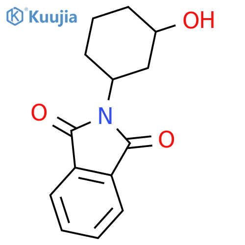 2-(3-Hydroxycyclohexyl)isoindole-1,3-dione structure