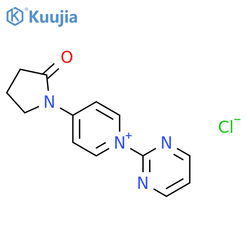 PYRIDINIUM, 4-(2-OXO-1-PYRROLIDINYL)-1-(2-PYRIMIDINYL)-, CHLORIDE structure