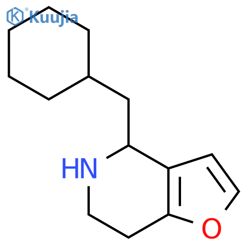 4-(cyclohexylmethyl)-4H,5H,6H,7H-furo3,2-cpyridine structure
