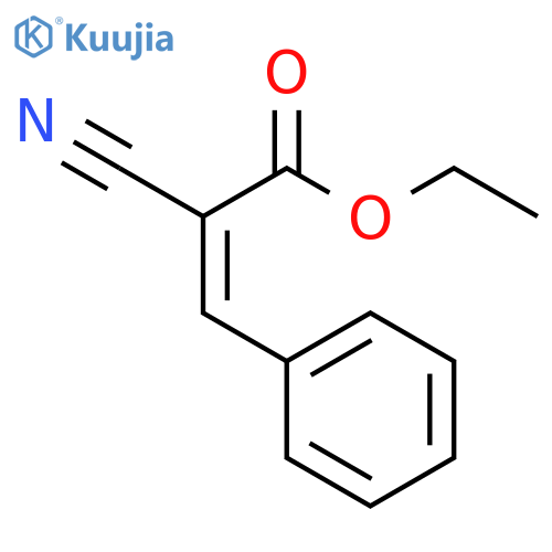 (E)-2-Cyano-3-phenyl-acrylic Acid Ethyl Ester structure