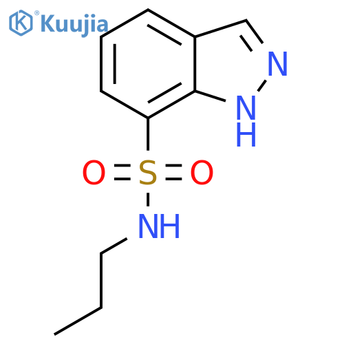 N-propyl-2H-indazole-7-sulfonamide structure