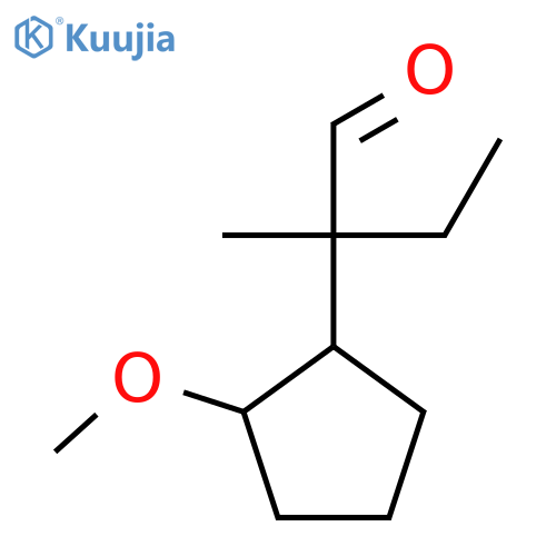 2-(2-methoxycyclopentyl)-2-methylbutanal structure