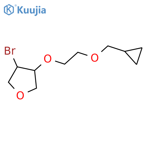 3-bromo-4-2-(cyclopropylmethoxy)ethoxyoxolane structure