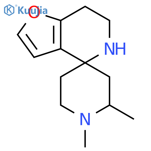 1',6'-dimethyl-6,7-dihydro-5H-spirofuro3,2-cpyridine-4,4'-piperidine structure