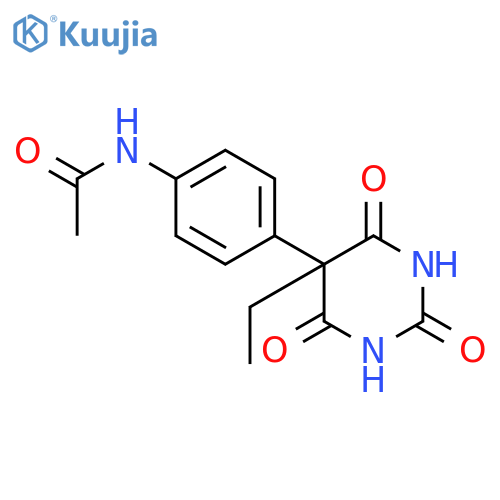 Acetamide, N-[4-(5-ethylhexahydro-2,4,6-trioxo-5-pyrimidinyl)phenyl]- structure