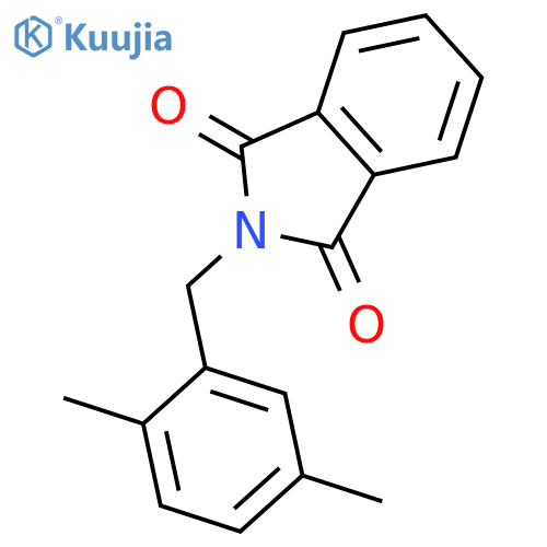 1H-Isoindole-1,3(2H)-dione, 2-[(2,5-dimethylphenyl)methyl]- structure