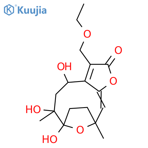 (1R,2E,8S,10R,11S)-6-(Ethoxymethyl)-8,10,11-trihydroxy-1,10-dimethyl-4,14-dioxatricyclo[9.2.1.03,7]tetradeca-2,6-dien-5-one structure