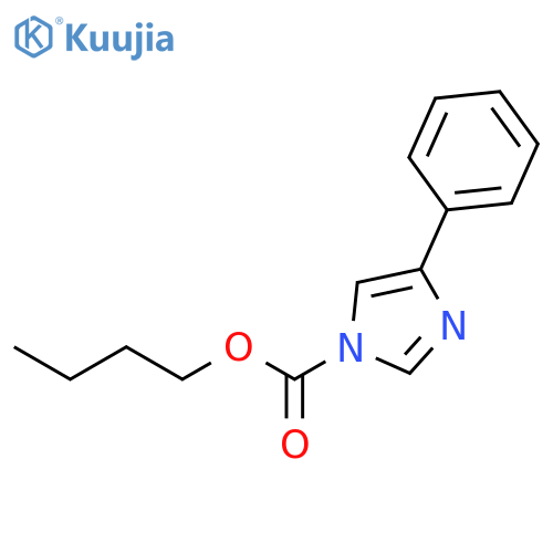 1H-Imidazole-1-carboxylic acid, 4-phenyl-, butyl ester structure