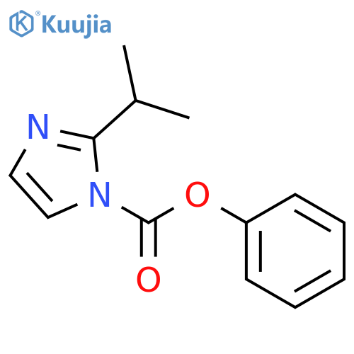 1H-Imidazole-1-carboxylic acid, 2-(1-methylethyl)-, phenyl ester structure