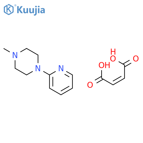 Piperazine, 1-methyl-4-(2-pyridinyl)-, (2Z)-2-butenedioate (1:1) structure