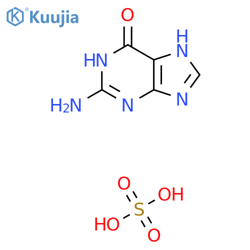 2-Amino-1H-purin-6(7H)-one sulfate structure