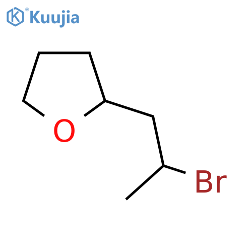 2-(2-bromopropyl)oxolane structure