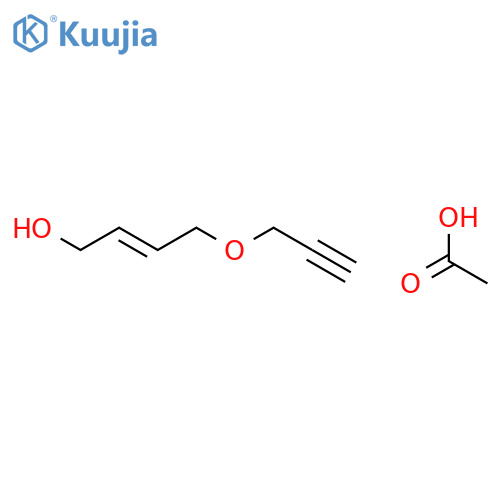 2-Buten-1-ol, 4-(2-propynyloxy)-, acetate structure