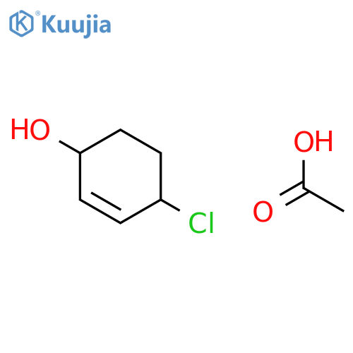 2-Cyclohexen-1-ol, 4-chloro-, acetate structure