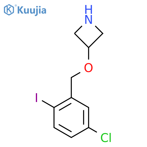 3-(5-chloro-2-iodophenyl)methoxyazetidine structure