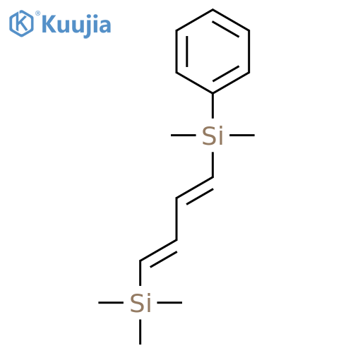 Silane, [(1E,3E)-4-(dimethylphenylsilyl)-1,3-butadienyl]trimethyl- structure