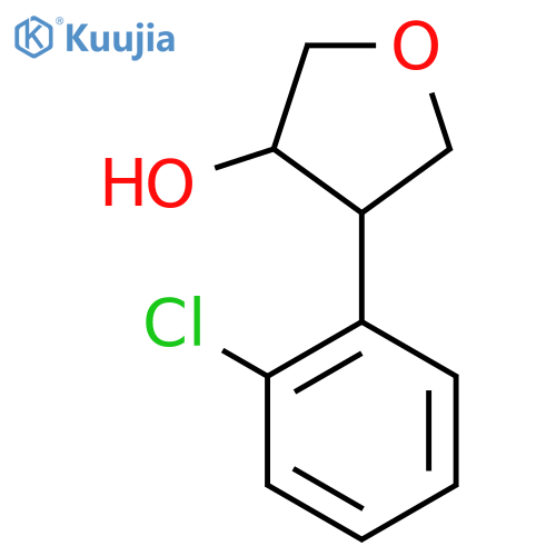 4-(2-chlorophenyl)oxolan-3-ol structure