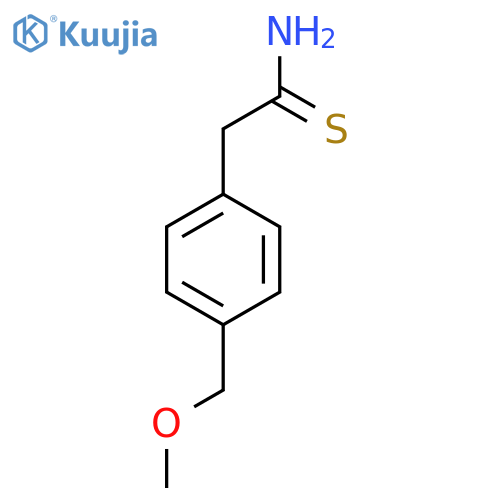 2-4-(methoxymethyl)phenylethanethioamide structure