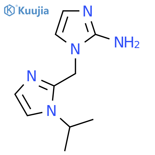 1-{1-(propan-2-yl)-1H-imidazol-2-ylmethyl}-1H-imidazol-2-amine structure