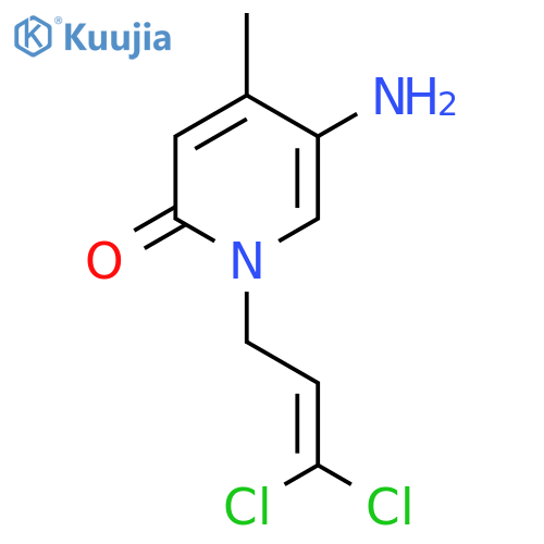 5-amino-1-(3,3-dichloroprop-2-en-1-yl)-4-methyl-1,2-dihydropyridin-2-one structure