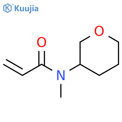 N-methyl-N-(oxan-3-yl)prop-2-enamide structure