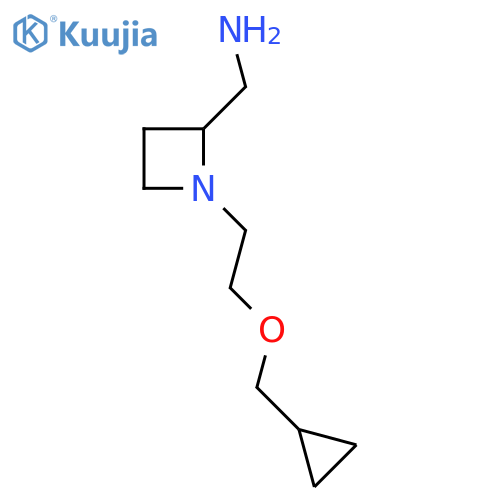 {1-2-(cyclopropylmethoxy)ethylazetidin-2-yl}methanamine structure