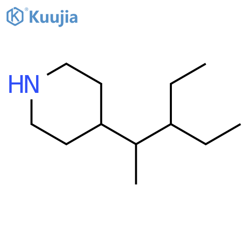 4-(3-ethylpentan-2-yl)piperidine structure