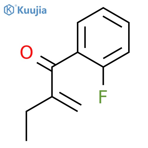 1-Butanone, 1-(2-fluorophenyl)-2-methylene- structure