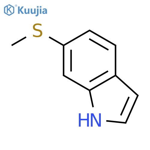 6-(methylsulfanyl)-1H-indole structure