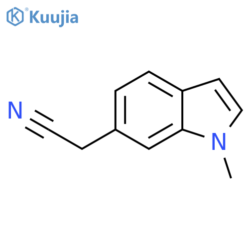 1-methyl-1H-Indole-6-acetonitrile structure