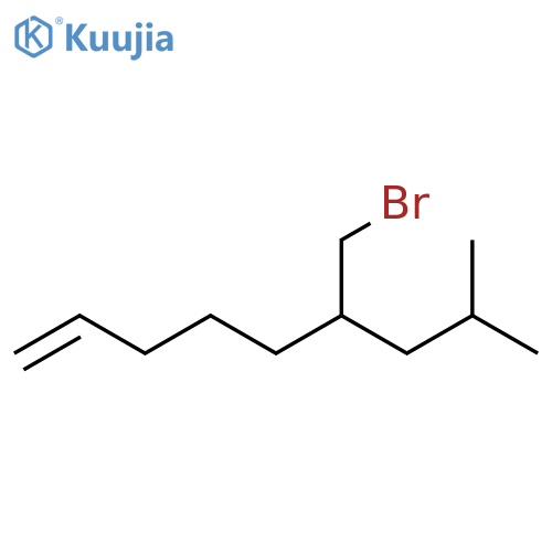 1-Nonene, 6-(bromomethyl)-8-methyl- structure