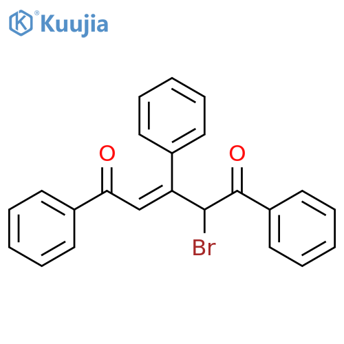 2-Pentene-1,5-dione, 4-bromo-1,3,5-triphenyl- structure