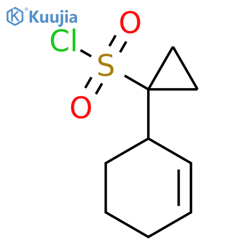 1-(cyclohex-2-en-1-yl)cyclopropane-1-sulfonyl chloride structure