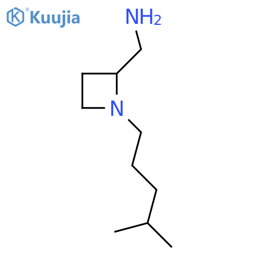 1-(4-methylpentyl)azetidin-2-ylmethanamine structure
