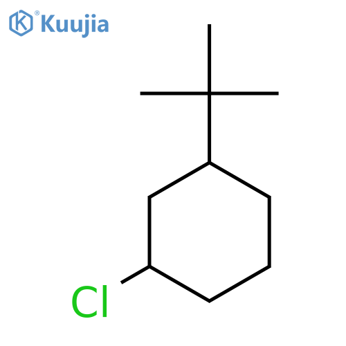 Cyclohexane, 1-chloro-3-(1,1-dimethylethyl)-, cis- structure