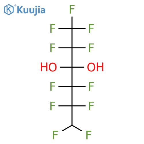 3,3-Hexanediol, 1,1,1,2,2,4,4,5,5,6,6-undecafluoro- structure