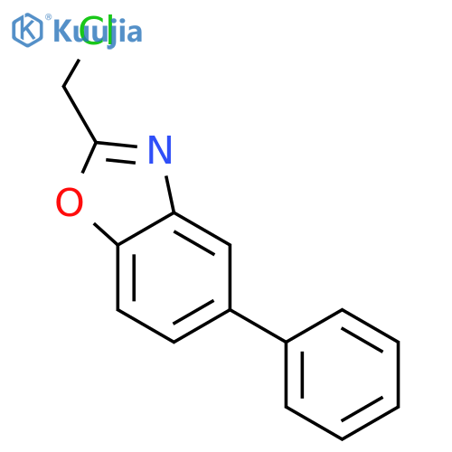 BENZOXAZOLE, 2-(CHLOROMETHYL)-5-PHENYL- structure
