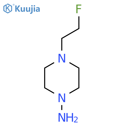 4-(2-Fluoroethyl)piperazin-1-amine structure