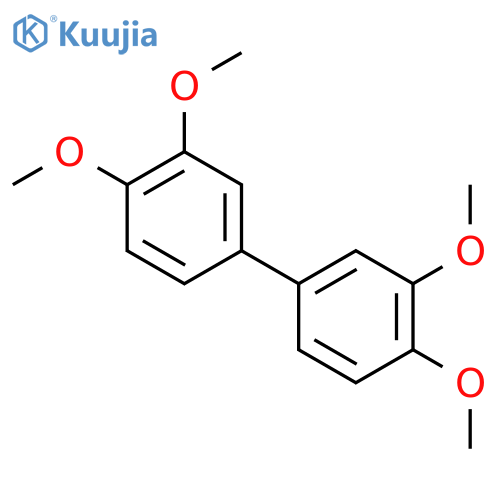 1,1'-Biphenyl,3,3',4,4'-tetramethoxy- structure