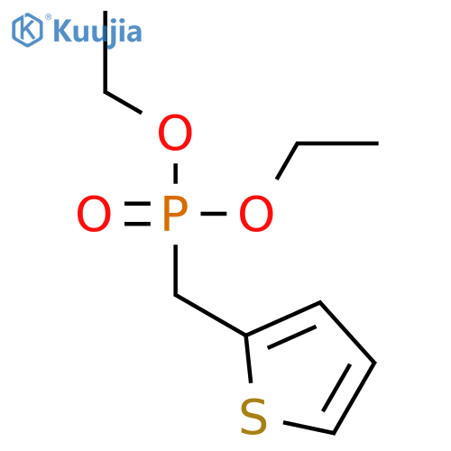 Diethyl (thiophen-2-ylmethyl)phosphonate structure