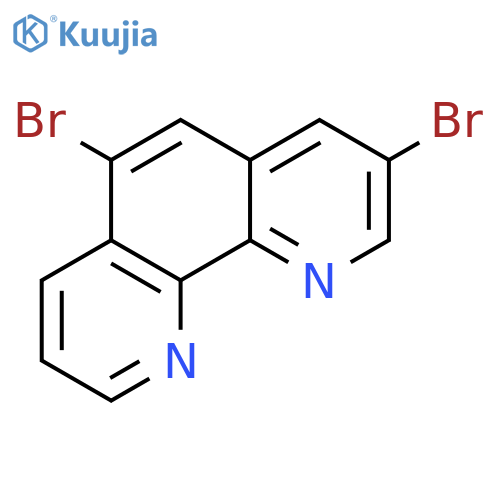 1,10-Phenanthroline, 3,6-dibromo- structure