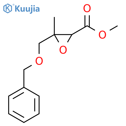 Methyl 3-[(benzyloxy)methyl]-3-methyloxirane-2-carboxylate structure